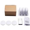 mophrati Luci LED Puck Luci notturne Puck con Interruttore orario - Telecomando Wireless Incluso Ampiamente a Pressione Light, Tipo da 0.6 W5