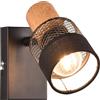 Trio Leuchten Faretto Trio Lighting Nandini 1xE14 max 10W nero - 811700132