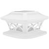 Uonlytech Palo Solare Per Arredamento Decorazione Recinzione Pilastro Notte Esterno Led Patio Lampada Luce Luci Caps Giardino Deck Piazza Paesaggio Cap Flood