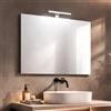 Kiamami Valentina - Specchiera reversibile 80x70 completa di lampada led