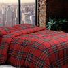 Daunex Parure Copripiumino Tartan Dimensioni Varie U804, 3 pezzi Singolo