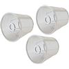 HERCHR Set di 3 Mini Paralumi per Lampadari di Cristallo, Paralume in Tessuto 3 Pezzi E14 Paralume Moderno per Lampadari a Candela Lampade da Parete da Comodino