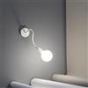 Perenz Applique Orientabile In Metallo E Gomma Serie Bulbo