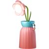 Generic Lampada da tavolo senza fili a forma di fiore, lampada a fiore regolabile | Lampada da notte per vaso di fiori regolabile | Tubo regolabile a 360 gradi, decorazione per la casa, per dormitorio