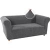 WJHDWYD Copridivano Chesterfield Elasticizzata Fodera per Divano Elasticizzato Antiscivolo Antimacchia, Copridivano 1 Posto con Braccioli Tessuto Super Morbido(Grigio,2 Posti)