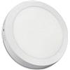 Vetrine in rete Vetrineinrete® Plafoniera tonda a led montaggio esterno 6 12 18 24 watt luce calda 3000k driver incluso forma circolare in alluminio da soffitto (18) M31