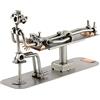 Steelman24 I Omini di Viti Osteopata I Idee Regalo Originale I Soprammobili in Metallo I Modellino