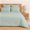 TRAMAS+ Set Copripiumino King Size 270x240cm, 100% cotone, Copripiumino e 2 federa da letto 55x80cm, Certificata STANDARD 100 by OEKO-TEX - Verde Francese
