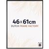 Dutch Frame Factory - Cornice 46x61 cm - Nero Opaco - Cornice per foto in Plastica con vetro plastico Antiriflesso - Cornice portafoto 46x61 cm - Easy