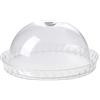 Omada Design Porta dolci da 36 cm, piatto per torta con campana da 16,5cm, in plastica infrangibile, Made in Italy, Linea Diamond, Trasparente
