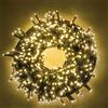 AERREGI LUCI NATALE CATENA LUMINOSA DA 100, 200, 300, 400 E 500 LED CON LUCE CALDA IN DIVERSE LUNGHEZZE ADATTO PER INTERNO/ESTERNO ADDOBBI NATALIZI ADDOBBI PER NATALE (400 LED, Luce Calda)