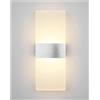 BDSHL Applique Murale da Parete a LED Semplice Lampada da Comodino Camera da Letto 220V Soggiorno Corridoio Hotel Corridoio Illuminazione a LED Luci Decorative