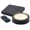 Spetebo Gazebo magnetico a LED nero con comando a distanza - Ø 12 cm - Illuminazione ombrellone da giardino con 3 livelli di luminosità - Lampada da campeggio da giardino illuminazione per ombrellone