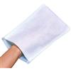 SECO STORE Manopola Monouso Non Saponata, Guanto Lavapaziente Impermeabile Anallergico Antigraffio in Tnt | Confezione 100 pezzi - 22x16,5 cm