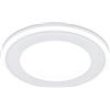 Trio Leuchten Aura 652410131 - Faretto da incasso a LED, in plastica, con LED da 10 Watt, colore: Bianco