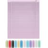 Generic Tende Veneziana in Alluminio su Misura Larghezza 25-165cm Altezza 50-290cm, Privacy, 25mm Persiane Veneziane Orizzontali per Finestre Interne(Pink)