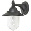 Dopa Dopastore Applique da Parete Attacco Lampadina E27 Design Cupola Lanterna Retrò in Alluminio IP44 Da Esterno (Grigio Antracite)