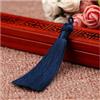 SHTGOI 10 pezzi, 8 cm, nappe fatte a mano, ciondolo con frange con cordoncino in seta di ghiaccio, passanti per segnalibri, nappe per gioielli, souvenir, abbigliamento fai da te, accessori per