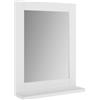 Vicco Specchio bagno Vilda, Bianco, 40 x 50 cm, per la conservazione di accessori da bagno e prodotti per la cura