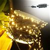 Aufun Lucine da Esterno Alimentate con Spina, Luci LED da 50M IP44 Impermeabili con 8 Modalità per Giardino, Matrimonio, Natale, Feste (50M 500 LED Bianco Caldo)