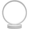 Beufee Lampada da comodino a LED cerchio, lampada da letto compatto Lampada Lumo Luce calda Lampada Metal Circolo Anello Circolo Lampada da comodino per camera da letto (3 colori)