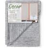 Tex family COPPIA TENDINA VETRO MODERNA LARGA 45 o 70 o 90 OSCAR GRIGIO - COPPIA (2 TELI) CM. 70X150