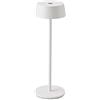 V-TAC Lampada da Tavolo senza Fili LED Dimmerabile con Comandi Touch - Lampada Bianca Wireless per Uso Interno IP54 da Casa o Ristorante - Batteria 4400 mAh - Luce 3000K Bianca Calda - 2W