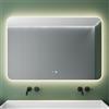 Mai & Mai Specchio da Bagno Appeso Specchio a LED Specchio da Parete 1200x800mm Specchio per Il Trucco Personalizzato Anti-Appannamento Nova-02