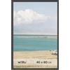WOLTU Cornice per Foto 40x60 cm Set di 3 Cornice da Parete e Tavolo, Cornice per Poster Nero in Plastica, Collage Foto Portafoto Montaggio Verticale o Orizzontale