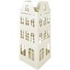 IlGruppone Portaombrelli Interno Esterno Elegante Design Moderno in Metallo con Ganci per ombrellini - Modello 7 Crema