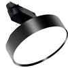 BANGHA Faretti Orientabili Da Soffitto Faretto a binario LED dimmerabile 220V monofase o trifase da 15W, lampade a a 2 fili, 3 4, for negozi(15W 3000K,2 Wires Black Body)