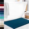 Floordirekt Tappetino da Bagno Sky Soft - Quadrato e Rotondo - Tappetino da Bagno - Extra soffice - Antiscivolo e ad Asciugatura Rapida (80 x 150 cm, Turchese)