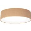youngDECO Plafoniera Soffitto Ø38 cm - Plafoniere da Soffitto 2xE27 - Paralume Lampadario Soffitto in Tessuto - Lampadari Camera da Letto, Soggiorno e Bambini Cameretta