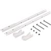 EffeDecor Bracci Stendibiancheria Stendino da Balcone Ringhiera Esterno in Acciaio Presso Piegato Bianco Fisso 60 cm Kit Completo Made in Italy
