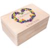 Creative Deco Il tuo Testo Personalizzata Scatola Regalo di Legno | Personalizzato Scatola dei Ricordi | Per Donna, Uomo e Coppie | Stampa a colori | Per Compleanno, Pasqua, Feste | Fiore