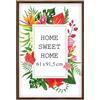 MG Design Cornice 61x91,5 cm - colore Marrone, in legno, con vetro acrilico - da appendere in verticale o in orizzontale, senza sfondo, per foto, poster, puzzle