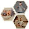 Dacl'Art 3 Quadri Moderni Soggiorno, PERSONALIZZABILI, + KIT FISSAGGIO INCLUSO, Stampa Personalizzata su Pannelli di Legno, Decorazione Murale con Foto e Testo, 16.2 x 18.7 x 9.5cm