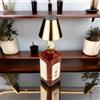Partenopea Lampada LED ricaricabile USB per bottiglia con tappo in sughero luce da tavolo bar ristorante casa salotto elegante moderna touch cambia 3 tonalità luce e dimmerabile (Oro Dorata)