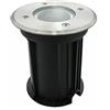 Partenopeautensili® Faretto segnapasso calpestabile lampada da incasso con attacco GU10 impermeabile IP65 per esterno giardino Viali sentieri By Universo (TONDO)