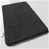 casa pura Tappetino da Bagno a Pelo Lungo Sky Soft | Morbido e soffice Tappeto da Bagno Effetto Shaggy | Tappetino da Bagno Antiscivolo Lavabile | Testato Contro Le Sostanze nocive (60 x 50 cm, Nero)