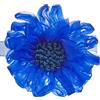 Home Collection MAF113 Calamita Fiore, Poliestere, Azzurro, 28x9x3.5 cm