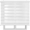 Estores Basic Tende a Rullo Giorno e Notte Eleganti con Tessuto a Doppia Caduta per Porte e Finestre, Tenda Giorno e Notte a Facile Installazione con Filtraggio di Luce Regolabile, STORESBASIC Bianco 160x180