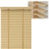 Generic Tende Veneziana in Legno massello Veneziana Oscurante 45/60/80/100/125/140/160cm Tende Veneziane Legno per Interno ed Esterno, Tende Orizzontali da Lamelle 5cm per Ufficio e Casa Adatte(Wood Color)