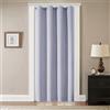 GYROHOME Tende oscuranti con occhielli, bianche grigiastre, morbide e resistenti, tende oscuranti per finestre, pannello singolo, per soggiorno e camera da letto, 100 x 200 cm