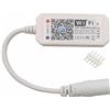 Vrabocry RGBW LED Controller Wifi per strisce LED RGBW LED Band,Dimmer / Telecomando Controller di lavoro con sistema Android e IOS 16 milioni di colori, fai da te