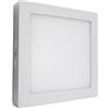 LEDLUX Plafoneria Faretto Led Da Soffitto Muro Parete Quadrata 18W Diametro 225x225mm Bianco Caldo