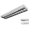 Amslight Empty - Lampada a griglia a LED, 2 x 150 cm, tubo neutro, 4000