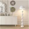 LLXTJJY Lampada da Pavimento di Funghi Lampada in Piedi Minimalista nordica con 3 Temperature a Colori Lampada a Pavimento Alto per Camera da Letto, Ufficio