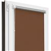 Estika Tenda a rullo oscurante termica senza forare - 90 x 220 cm - Marrone - per interni, per finestre, protezione solare, kit di montaggio incluso, disponibile in 13 colori