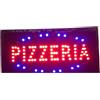 Generico Insegna Luminosa A Led Con Scritta Pizzeria Per Ristoranti E Bar 50 X 25 Cm